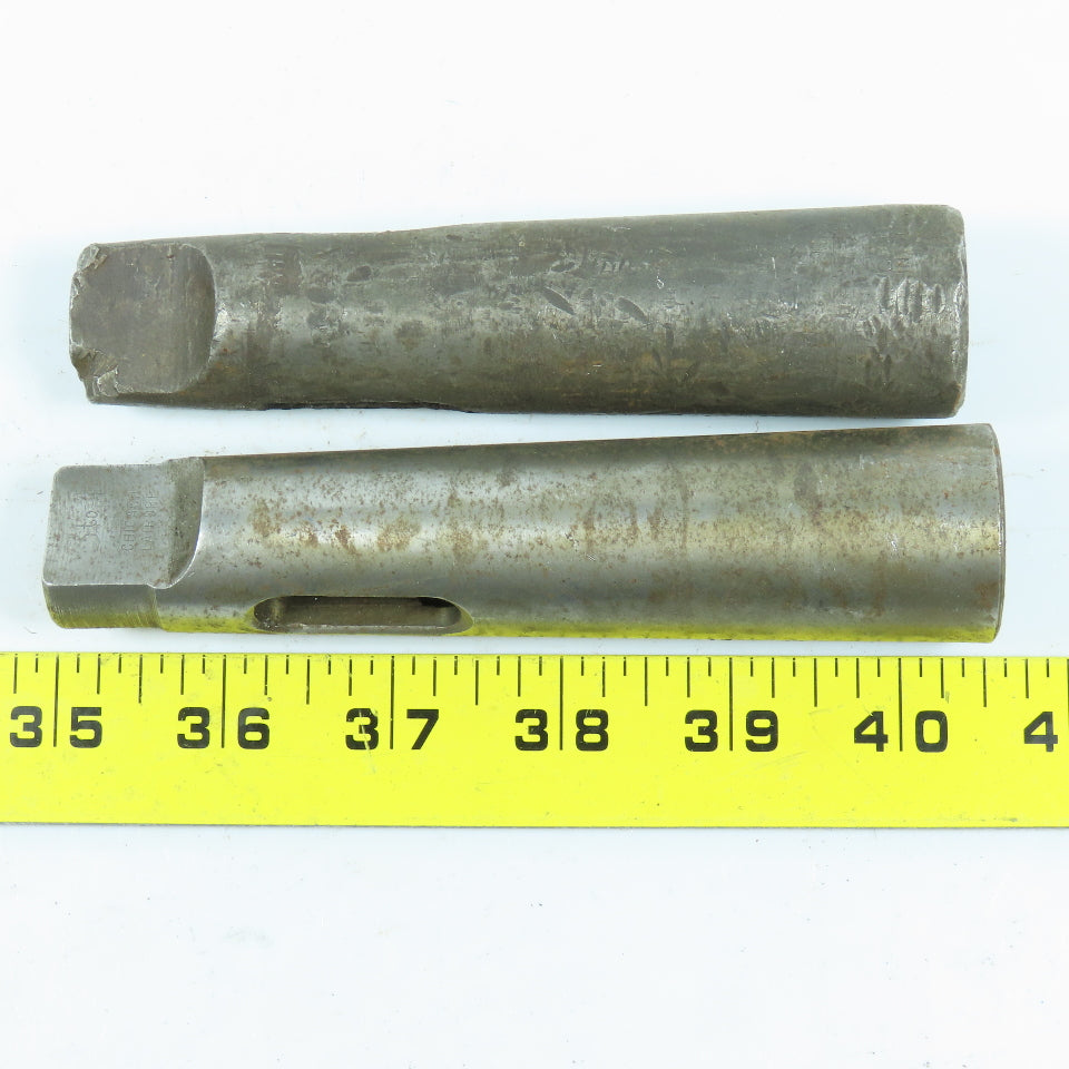 Morse Taper MT3 to MT4 Shank Sleeve Adapter Lot of 2