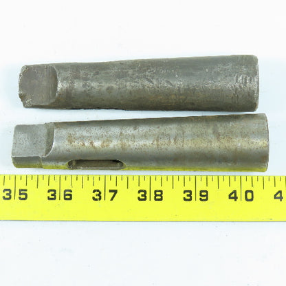 Morse Taper MT3 to MT4 Shank Sleeve Adapter Lot of 2