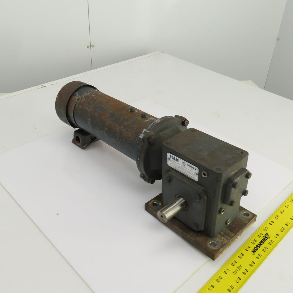 Falk 206WBM1A Omnibox 50:1 Ratio Worm Gear Reducer 0.57HP 180VDC 34.5RPM Output