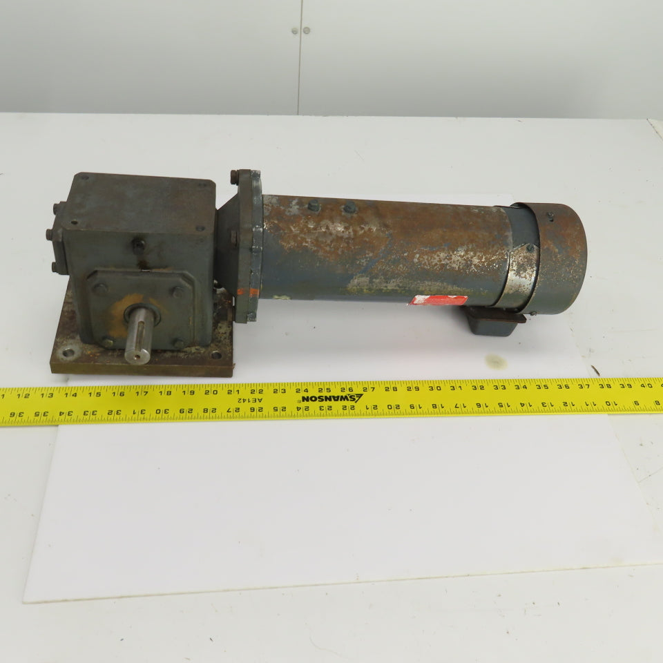 Falk 206WBM1A Omnibox 50:1 Ratio Worm Gear Reducer 0.57HP 180VDC 34.5RPM Output