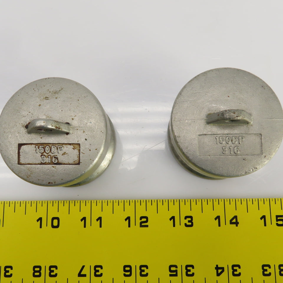 150DP 316 Stainless Steel Cam Lock Dust Plug for Quick Acting Coupler Lot Of 2