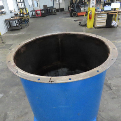 80 Gallon 28" ID x 30" Steel Deep Cone Bottom Receiving Holding Tank