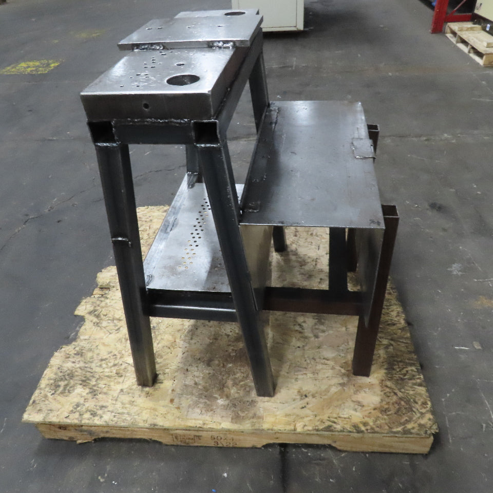 28" x 9-1/2" x 2" Thick Heavy Steel Arbor Punch Press Tooling Stand Fixture