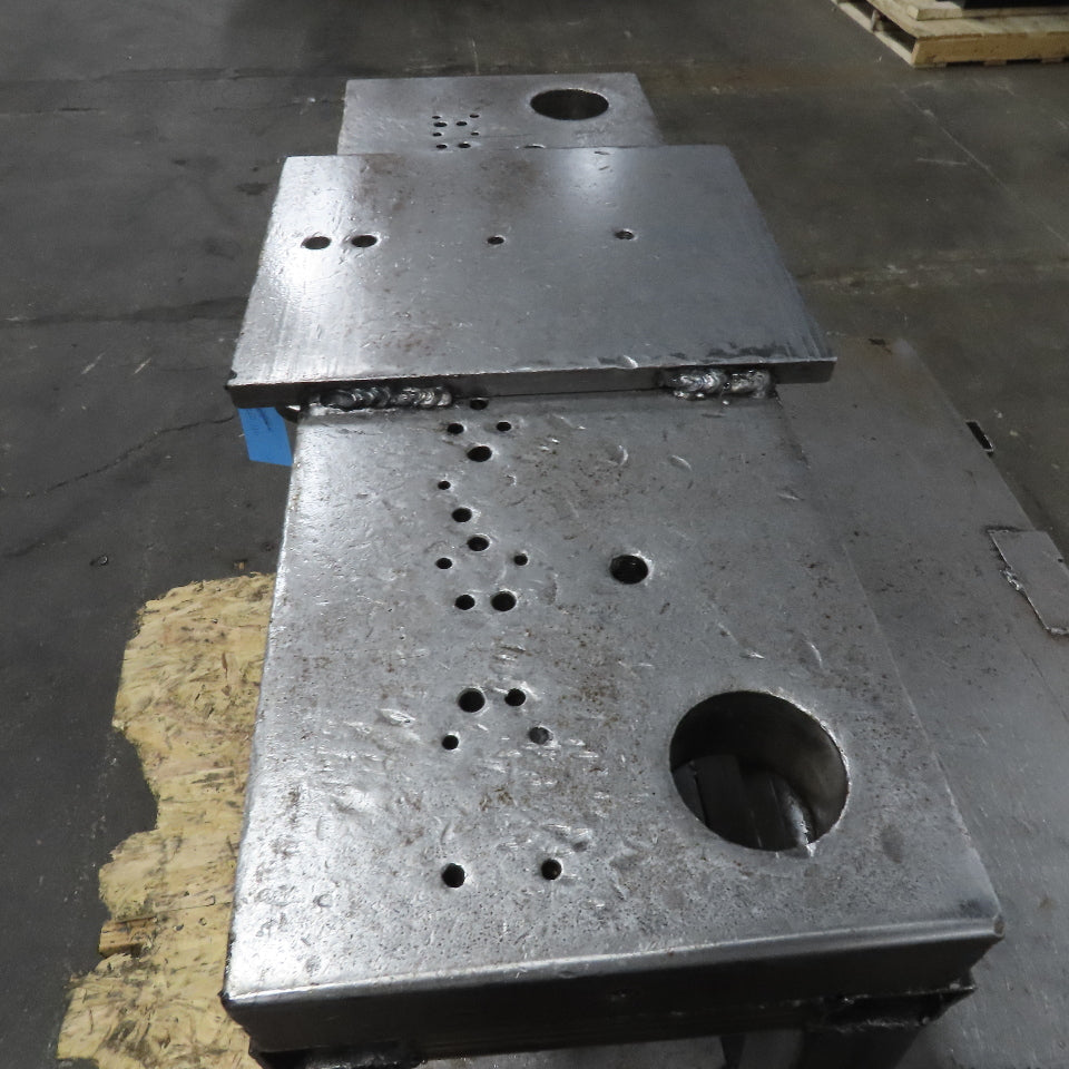 28" x 9-1/2" x 2" Thick Heavy Steel Arbor Punch Press Tooling Stand Fixture