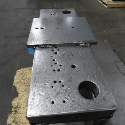 28" x 9-1/2" x 2" Thick Heavy Steel Arbor Punch Press Tooling Stand Fixture