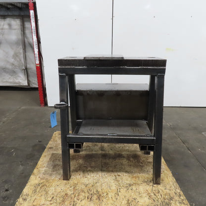 28" x 9-1/2" x 2" Thick Heavy Steel Arbor Punch Press Tooling Stand Fixture