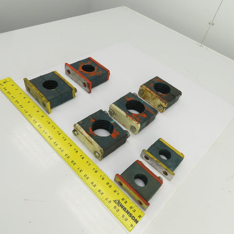 Vibration Beta Pipe Clamps 2-1/4",1-7/8", 1-1/4" Mixed Lot Of 8