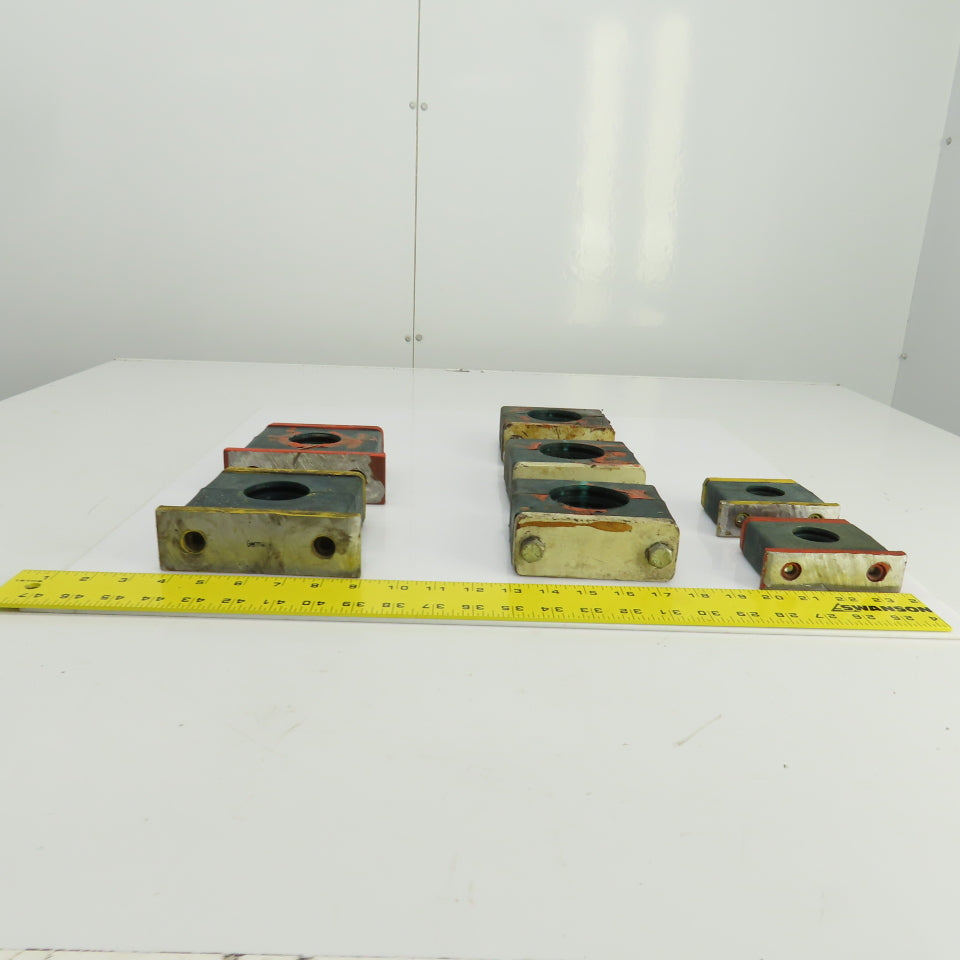 Vibration Beta Pipe Clamps 2-1/4",1-7/8", 1-1/4" Mixed Lot Of 8