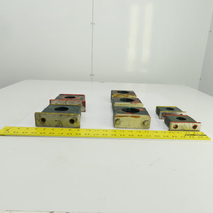 Vibration Beta Pipe Clamps 2-1/4",1-7/8", 1-1/4" Mixed Lot Of 8