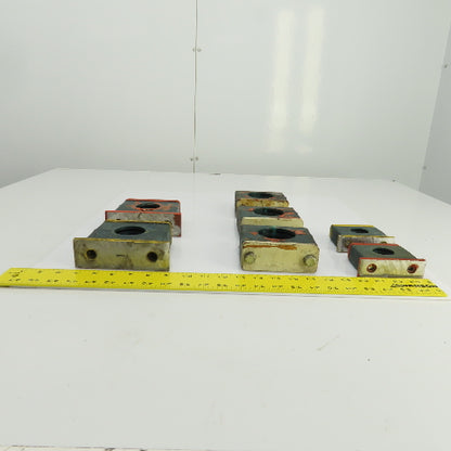 Vibration Beta Pipe Clamps 2-1/4",1-7/8", 1-1/4" Mixed Lot Of 8