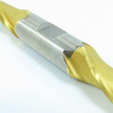 Fastcut 72235 9/16" 2 Flute Square Double End Mill 5/8" Shank TiN Coated USA