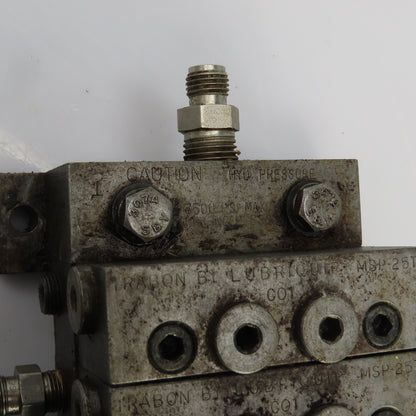 Trabon Lubriquip MSP25T/MSP25S/By-Pass Modular Lubrication Divider Valve 3000PSI