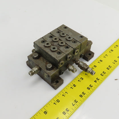 Trabon Lubriquip MSP25T/MSP25S/By-Pass Modular Lubrication Divider Valve 3000PSI