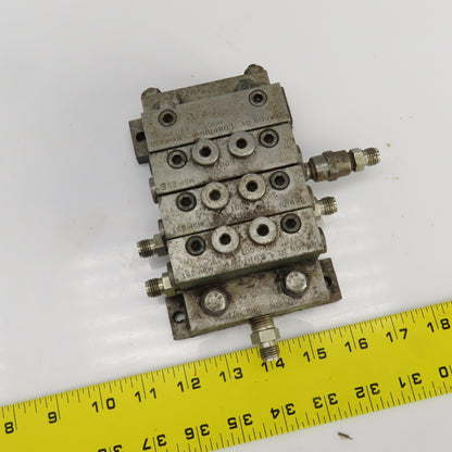 Trabon Lubriquip MSP25T/MSP25S/By-Pass Modular Lubrication Divider Valve 3000PSI