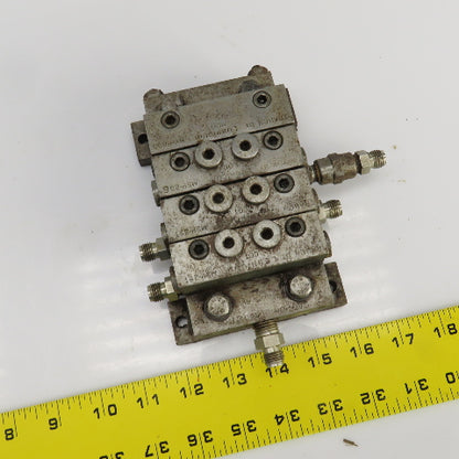 Trabon Lubriquip MSP25T/MSP25S/By-Pass Modular Lubrication Divider Valve 3000PSI