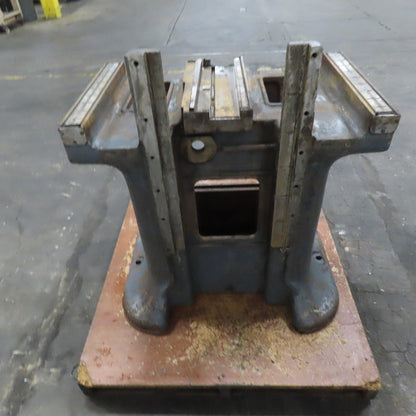 Norton Antique Surface Grinder Cast Iron Machine Table Base 1944 Serial H4754