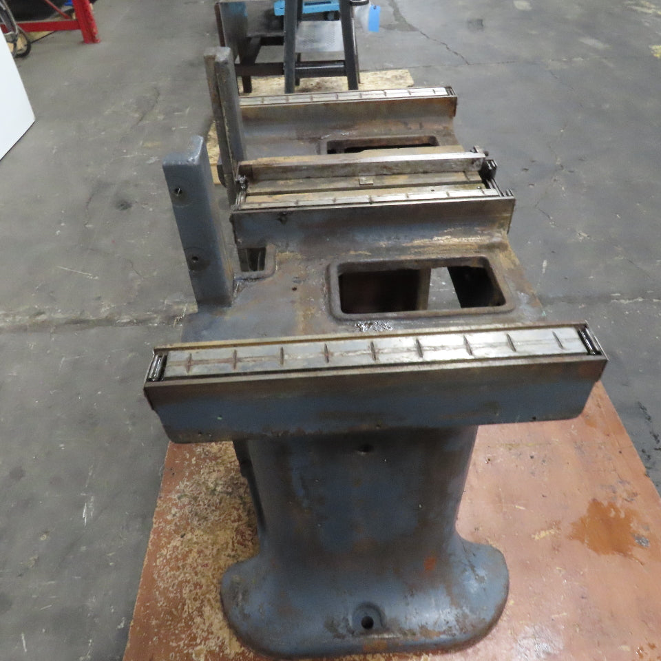 Norton Antique Surface Grinder Cast Iron Machine Table Base 1944 Serial H4754