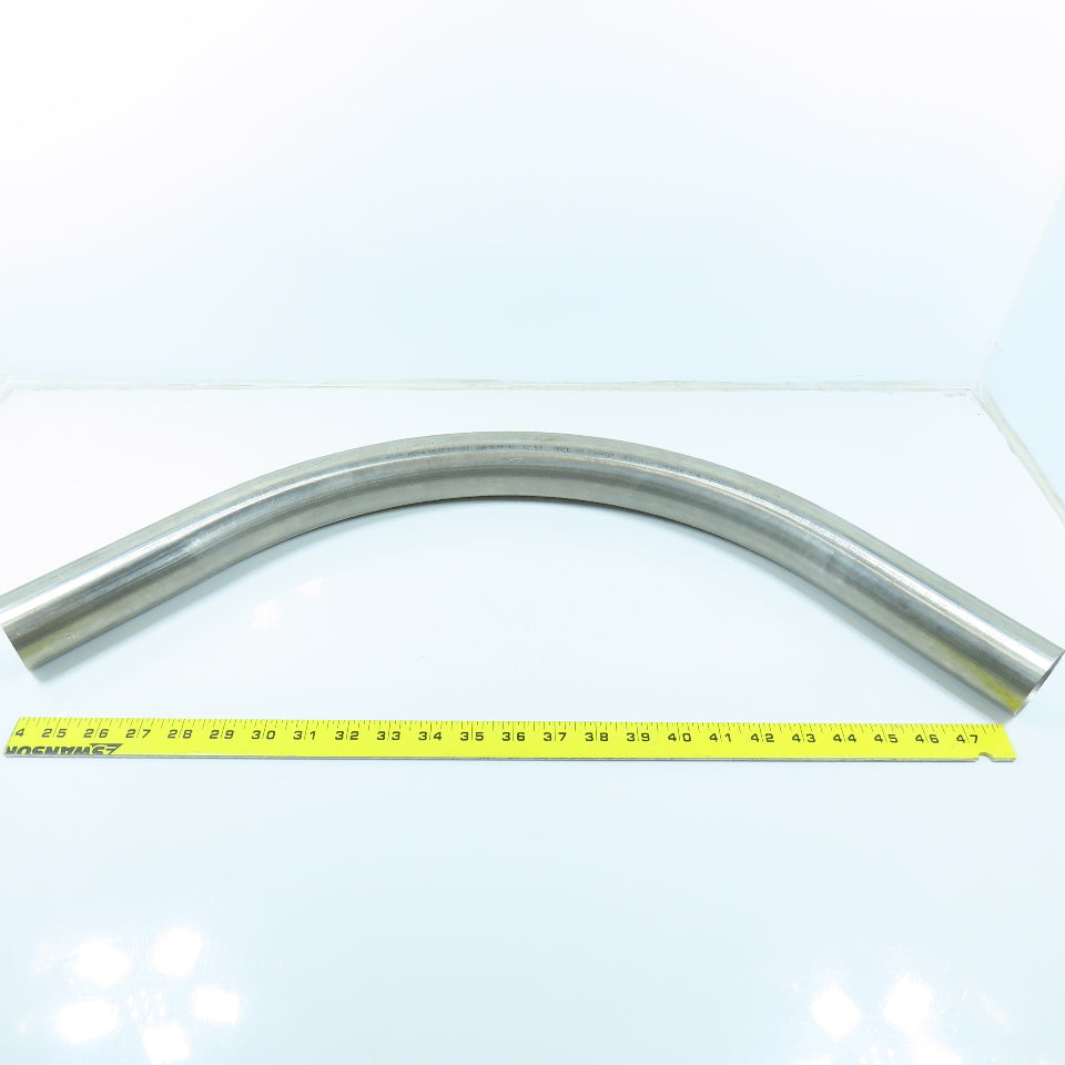 Fischer 2" OD Stainless Steel 90° Elbow Conduit Pipe