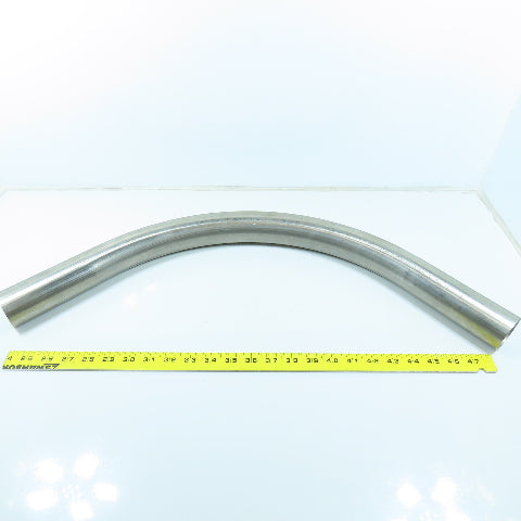 Fischer 2" OD Stainless Steel 90° Elbow Conduit Pipe