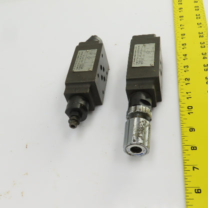 Daikin MT-02A-50-T/MT-02W-50 Hydraulic Throttle & Check Valve Lot Of 2