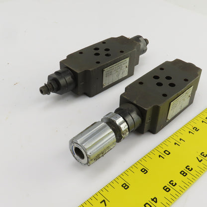 Daikin MT-02A-50-T/MT-02W-50 Hydraulic Throttle & Check Valve Lot Of 2