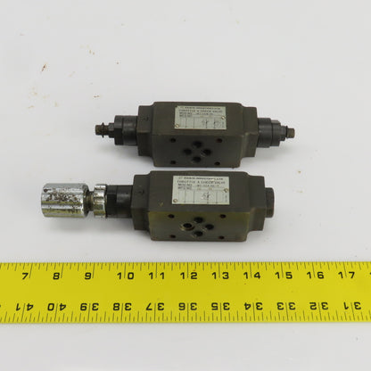 Daikin MT-02A-50-T/MT-02W-50 Hydraulic Throttle & Check Valve Lot Of 2
