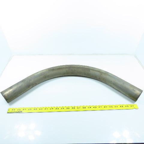 2-1/2" High Heat Ceramic Coated Stainless Steel 90° Elbow Exhaust Tube