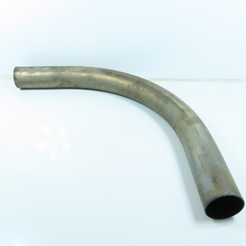 2-1/2" High Heat Ceramic Coated Stainless Steel 90° Elbow Exhaust Tube
