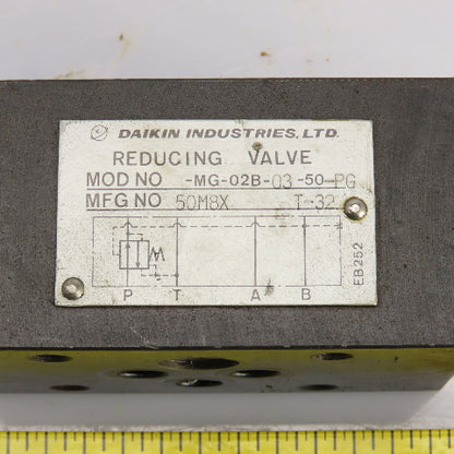 Daikin MG-02B-03-50-PG 50M8X Hydraulic Reducing Valve