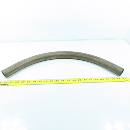 1-1/2" High Heat Ceramic Coated Stainless Steel 90° Elbow Exhaust Tube