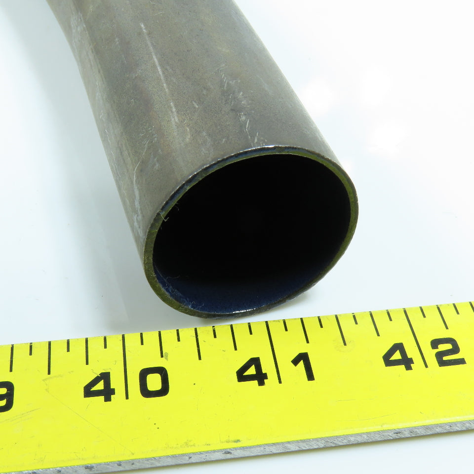 1-1/2" High Heat Ceramic Coated Stainless Steel 90° Elbow Exhaust Tube