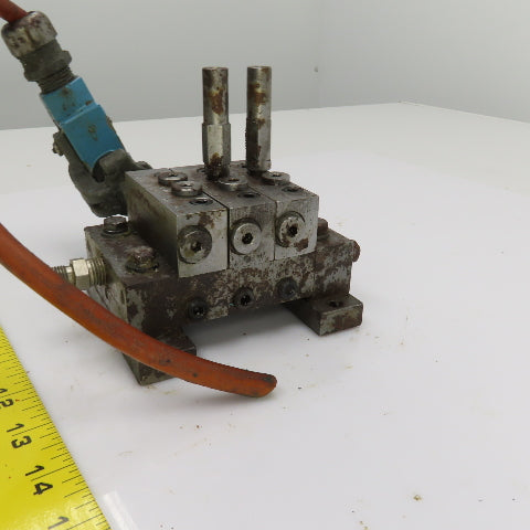 Trabon Lubri-Quip MSP-20S/MSP-25S Modular Lubrication Divider Valve 3500PSI