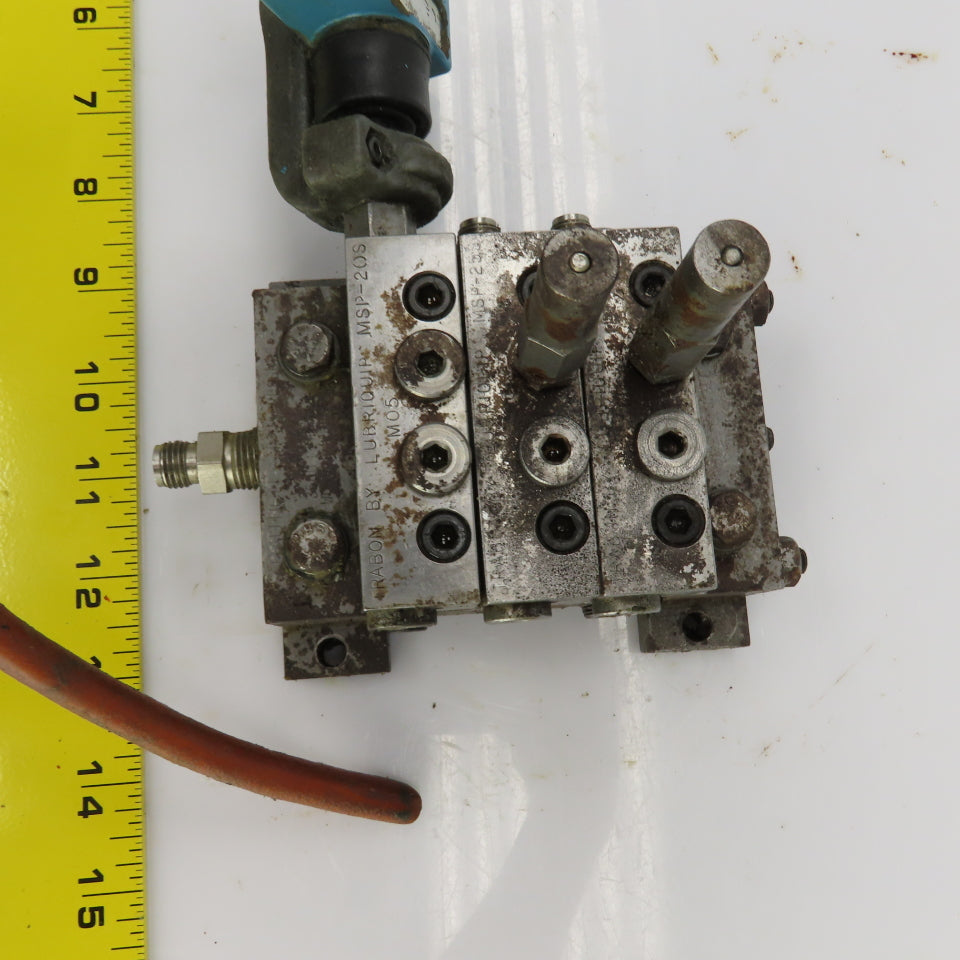 Trabon Lubri-Quip MSP-20S/MSP-25S Modular Lubrication Divider Valve 3500PSI