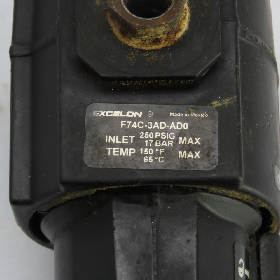 Norgren F74C-3AD-AD0 Pneumatic Coalescing Filter 3/8" NPT Port 250PSIG