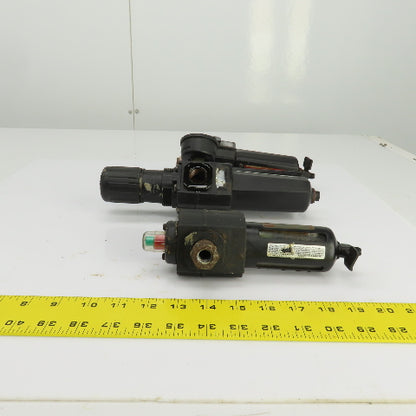 Norgren Excelon Misc Pneumatic Filter/Regulator 250PSIG Mixed Lot Of 3