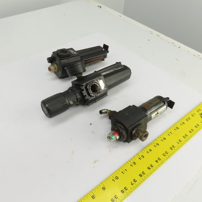 Norgren Excelon Misc Pneumatic Filter/Regulator 250PSIG Mixed Lot Of 3
