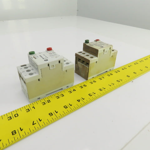 Allen Bradley 140-MN-0100 Ser D/Ser C Manual Motor Starter 600V Lot Of 2