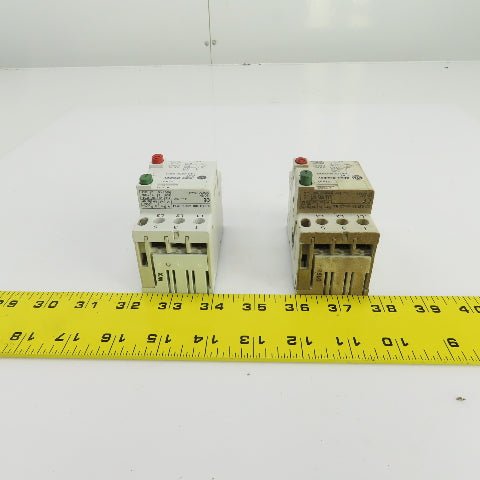 Allen Bradley 140-MN-0100 Ser D/Ser C Manual Motor Starter 600V Lot Of 2