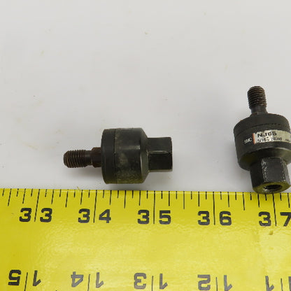 SMC NJ05 5/16"-24UNF Floating Joint Alignment Coupler Lot Of 2