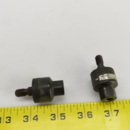 SMC NJ05 5/16"-24UNF Floating Joint Alignment Coupler Lot Of 2