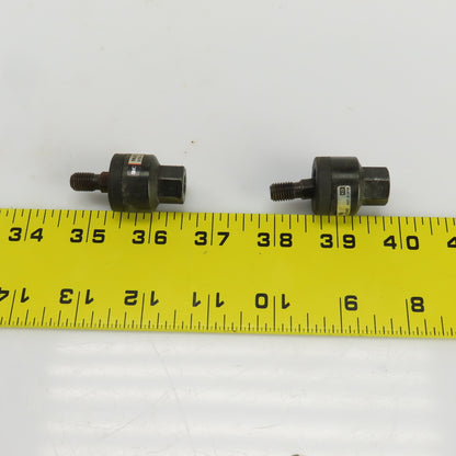 SMC NJ05 5/16"-24UNF Floating Joint Alignment Coupler Lot Of 2