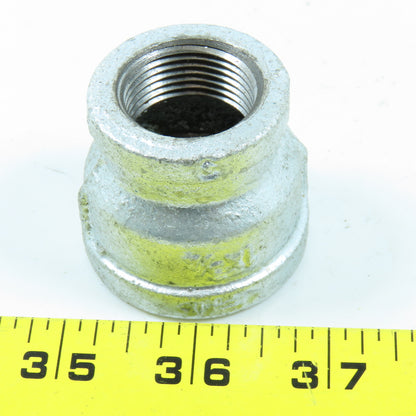 1" x 3/4" NPT Reducing Coupling Galvanized Iron Pipe Lot of 10