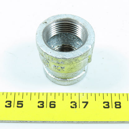 1" x 3/4" NPT Reducing Coupling Galvanized Iron Pipe Lot of 10