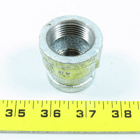 1" x 3/4" NPT Reducing Coupling Galvanized Iron Pipe Lot of 10