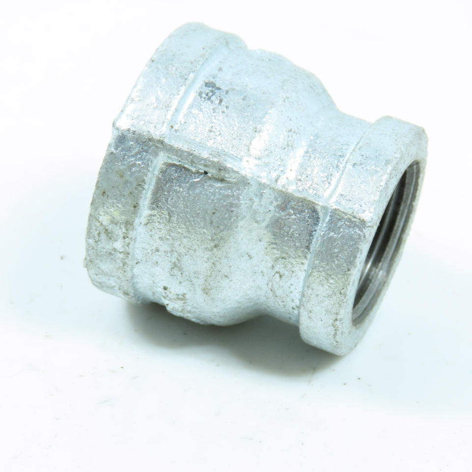 1" x 3/4" NPT Reducing Coupling Galvanized Iron Pipe Lot of 10