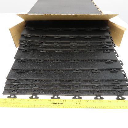 18" x 18" Interlocking Floor Mat 1/4" Thick Flexible Plastic Tiles 21 SF Lot/14