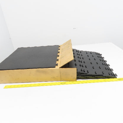 18" x 18" Interlocking Floor Mat 1/4" Thick Flexible Plastic Tiles 21 SF Lot/14