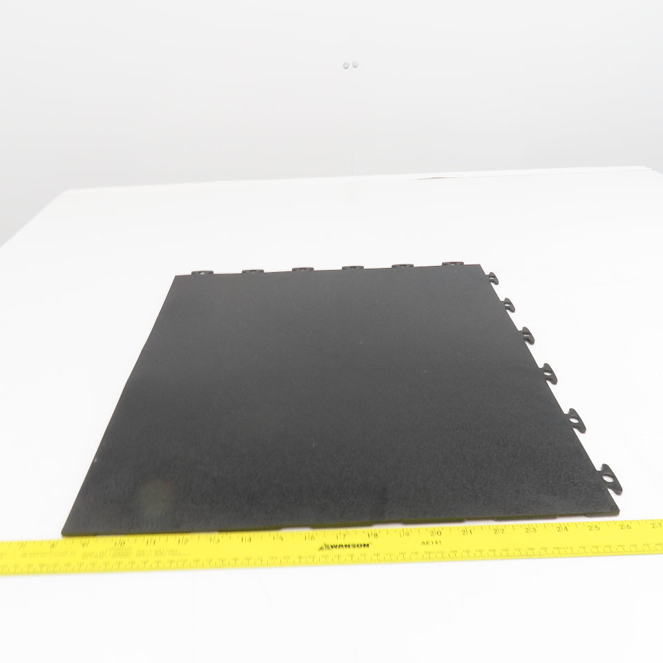 18" x 18" Interlocking Floor Mat 1/4" Thick Flexible Plastic Tiles 21 SF Lot/14
