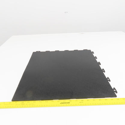 18" x 18" Interlocking Floor Mat 1/4" Thick Flexible Plastic Tiles 21 SF Lot/14