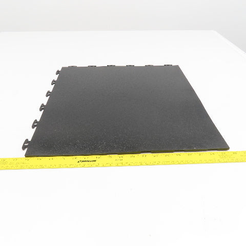 18" x 18" Interlocking Floor Mat 1/4" Thick Flexible Plastic Tiles 21 SF Lot/14